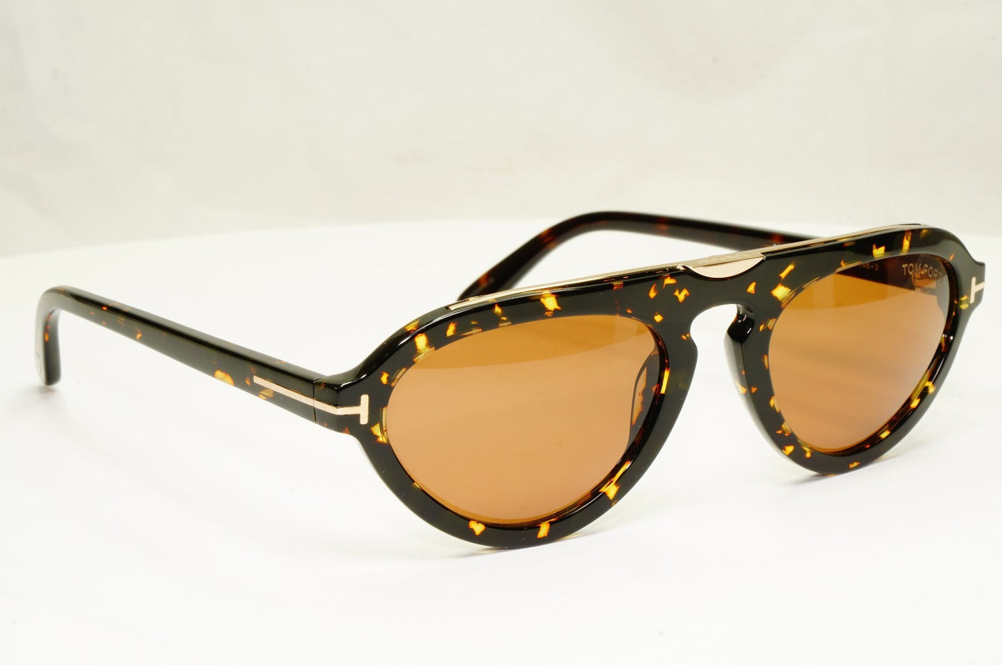 Tom Ford Sunglasses Milo-02 Brown Tortoise Gold FT0737 TF 737 56E 54mm