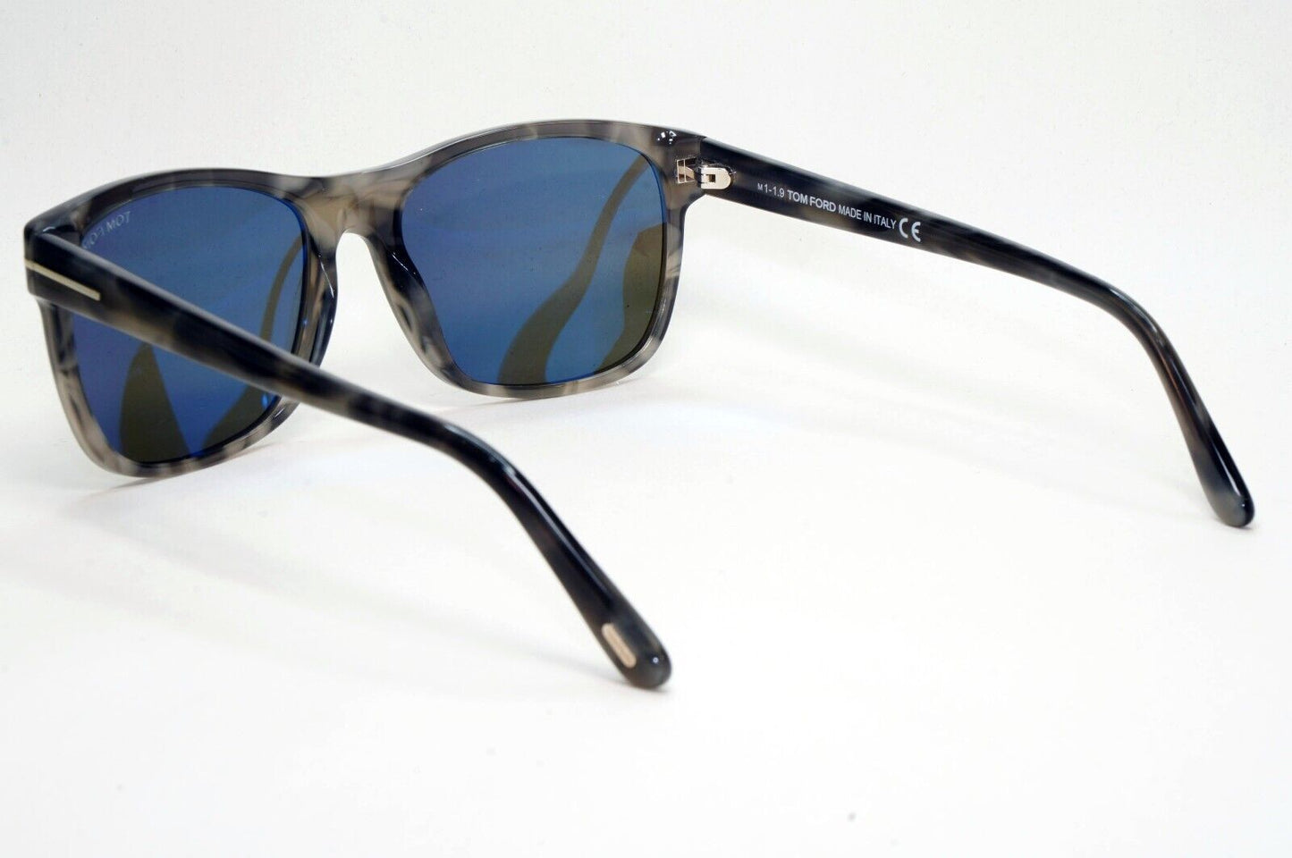 Tom Ford Sunglasses Giulio Grey Havana Green Square FT0698 TF 698 47N 59mm