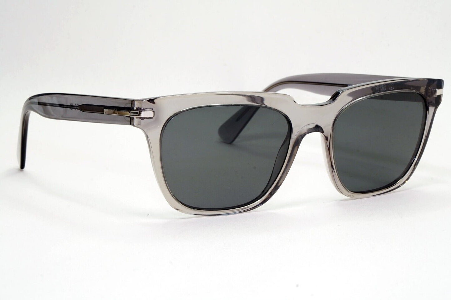 Prada Sunglasses Glass Polarized Transparent Grey PR04YS SPR 04Y 08U-08G 141024