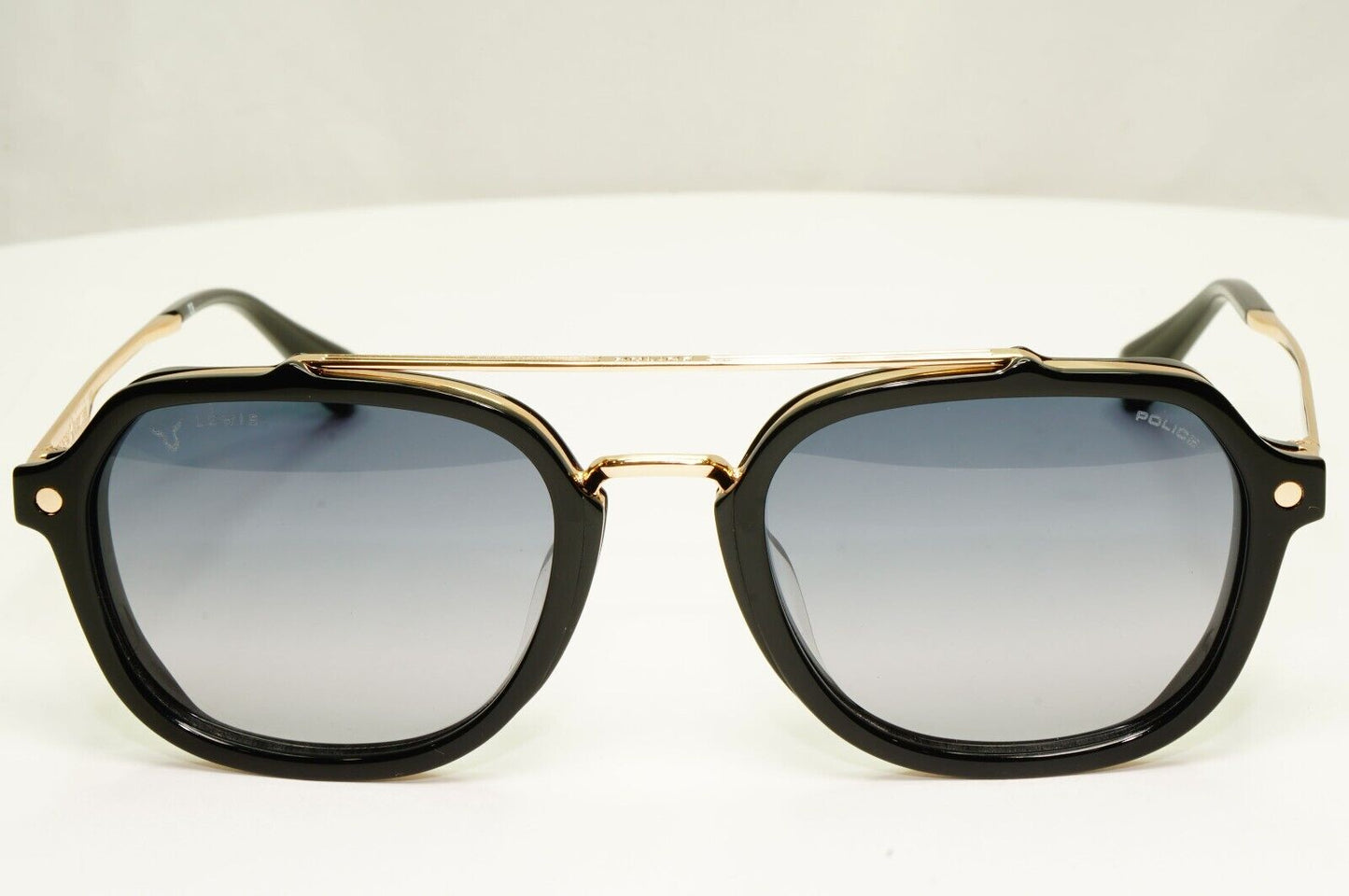 Police Sunglasses Lewis Hamilton F1 Black Gold Smoke Gradient SPL A26 COL 0300