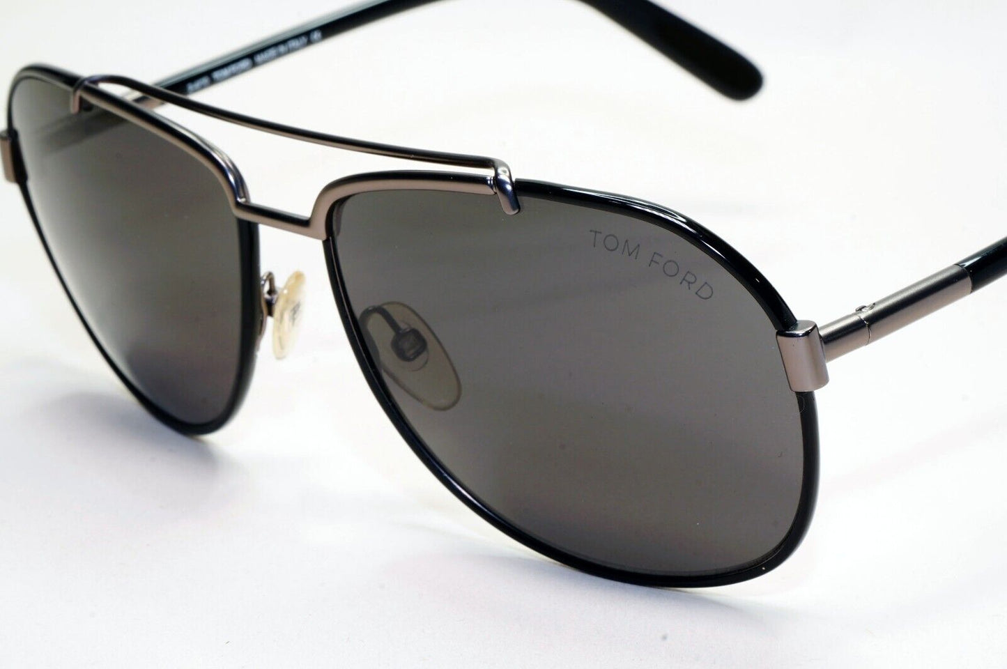 Tom Ford Sunglasses Miguel Pilot Black Smoke Metal FT0148 TF 148 09A 60mm