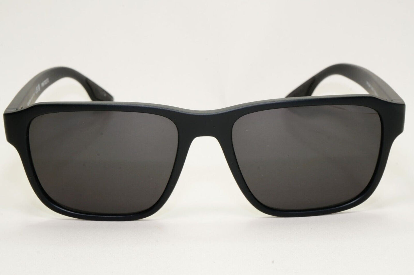 Prada Sunglasses Black Matte Rubber Square Red PS04NV VPS 04N DG0-1O1 54mm