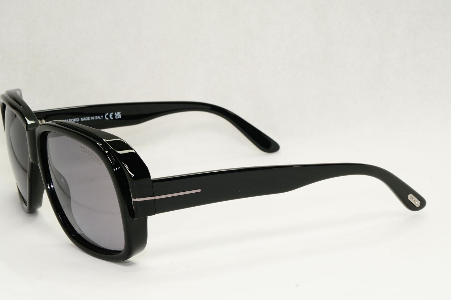 Tom Ford Sunglasses Black Lyle Grey Square Large FT0837 TF 837-N 01C 60mm