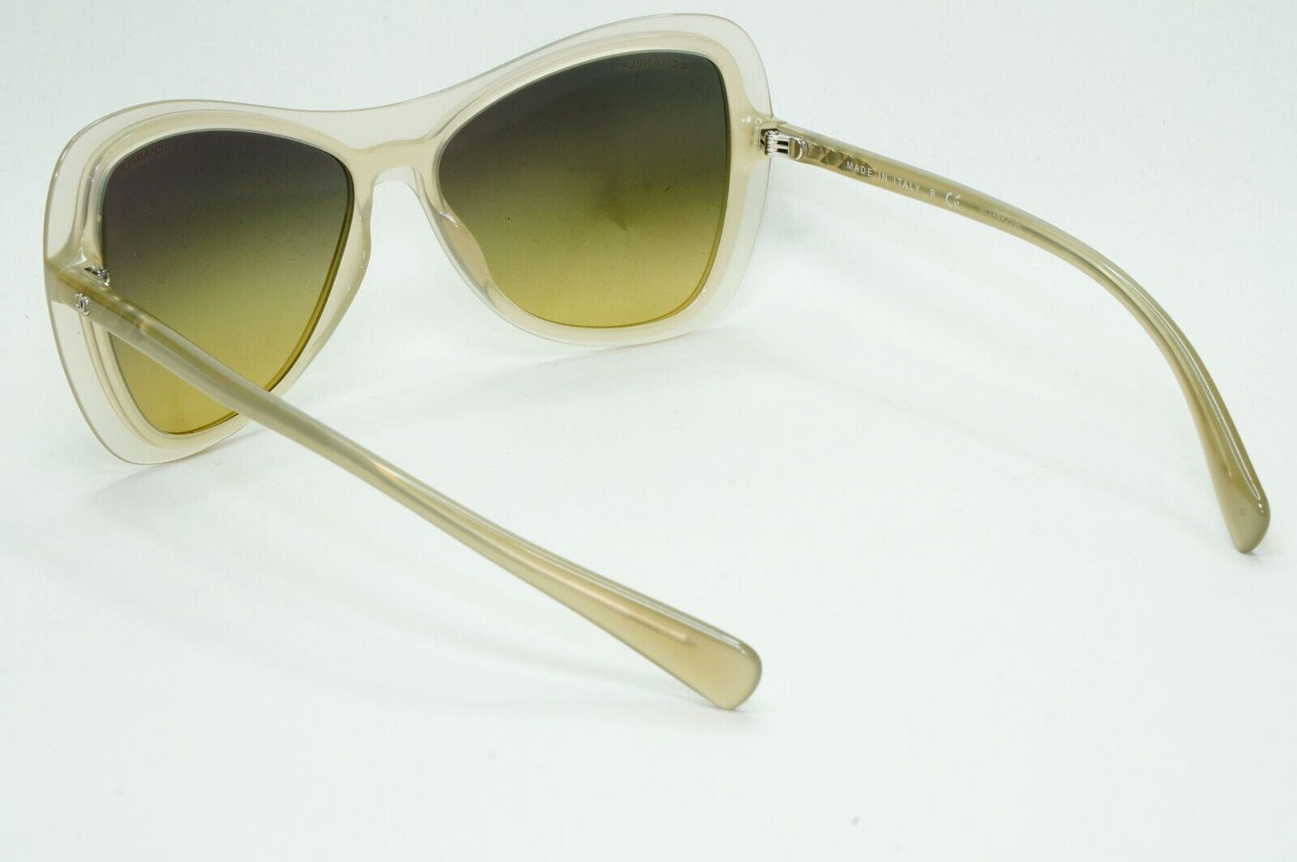 Chanel Sunglasses Olive Green Gradient Square Butterfly 5388 c.1622/L0 57mm