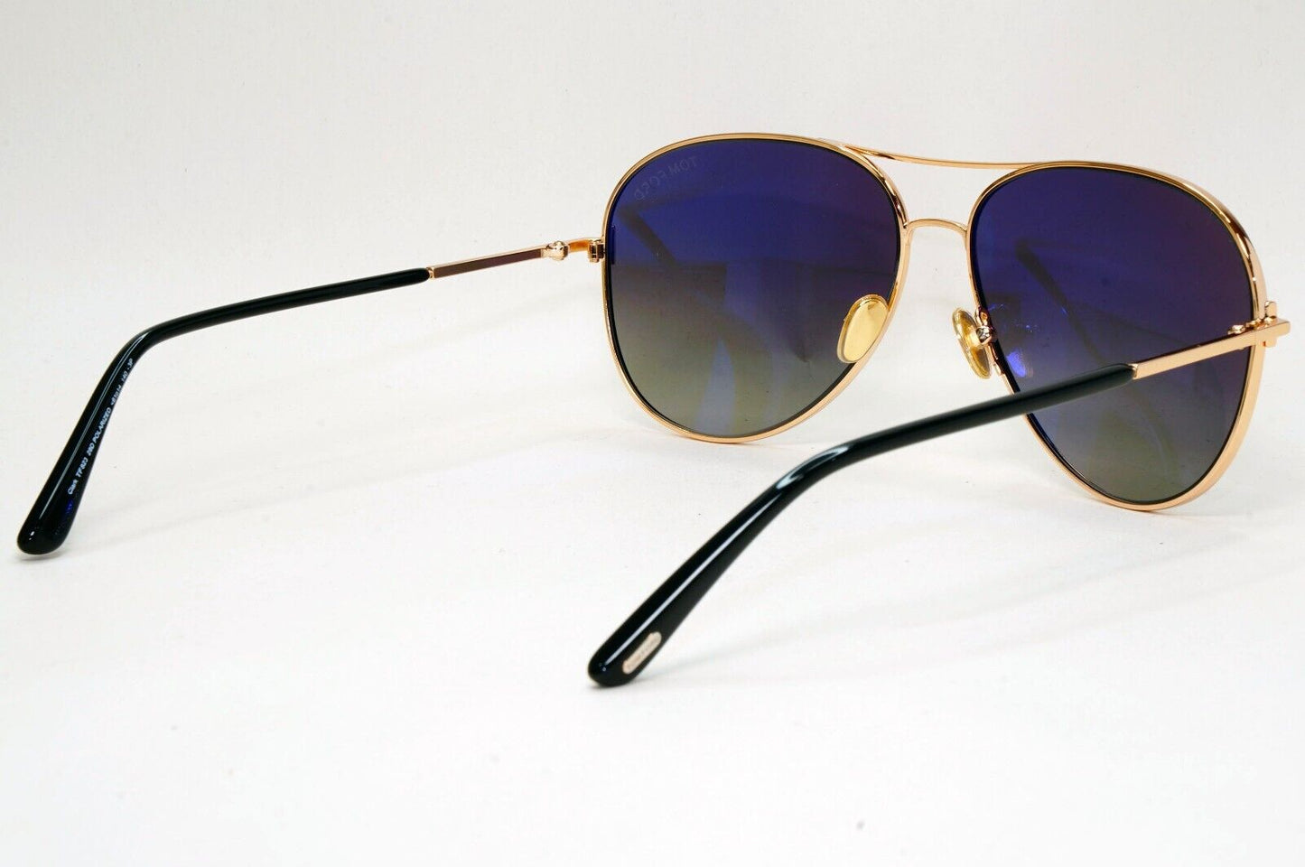 Tom Ford Sunglasses Clark Polarized Gold Pilot Grey FT0823 TF 823 28D 61mm