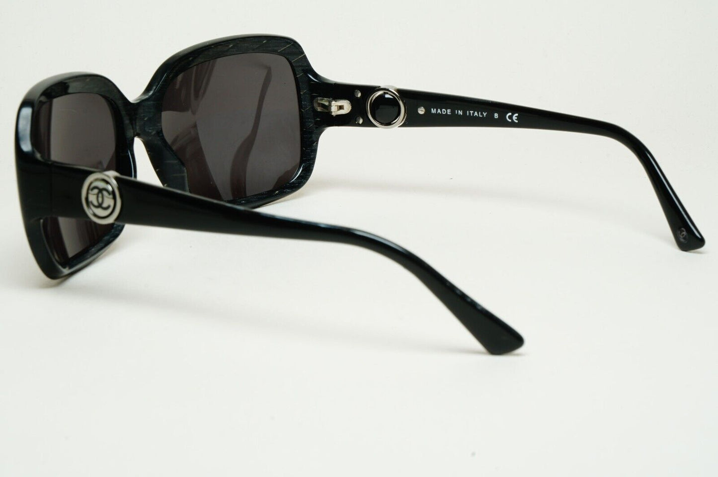 Chanel Sunglasses 2009 Vintage Black Spinning Logos 5147 c.1418/3C 250125