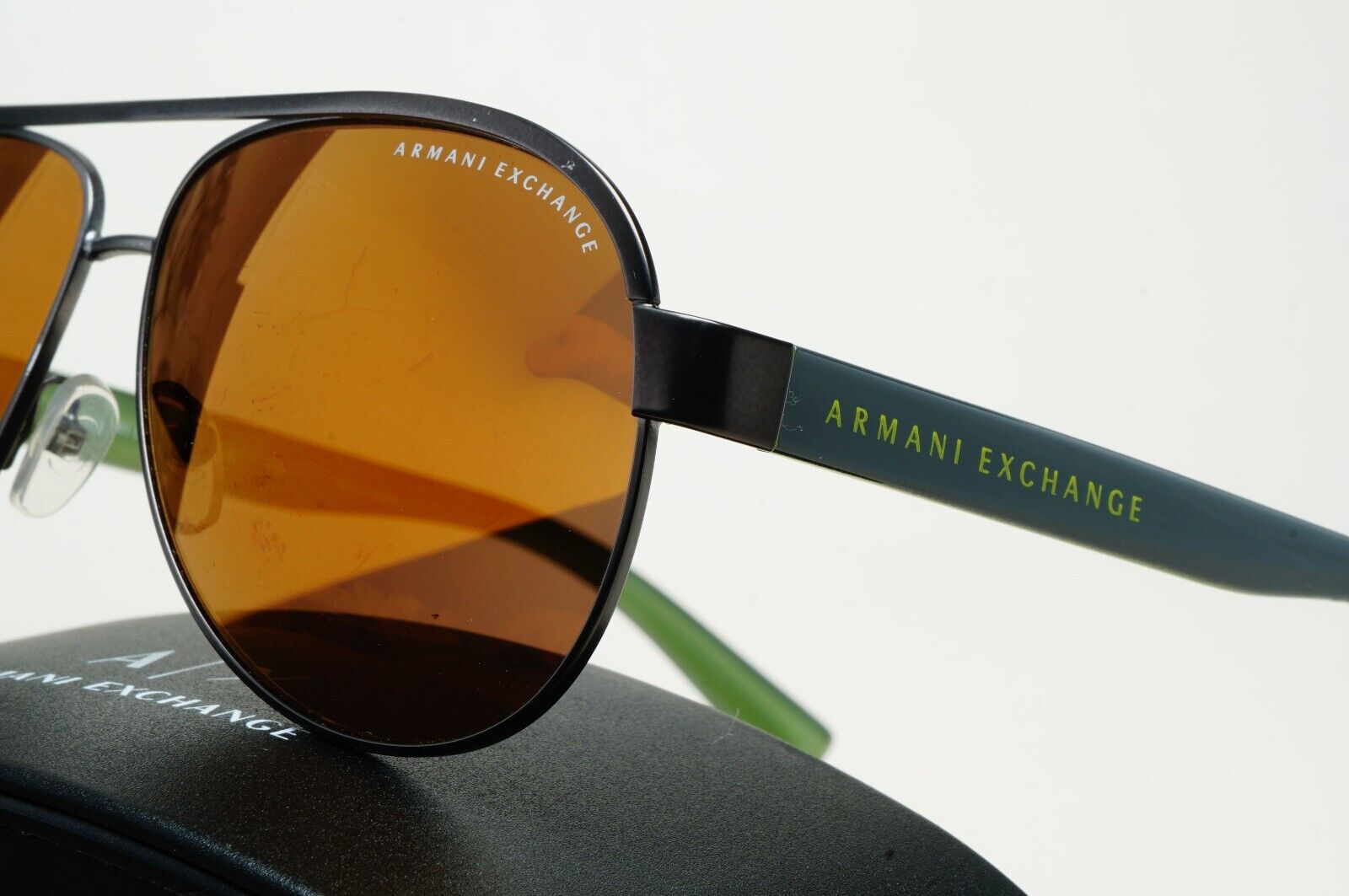 Armani Exchange Sunglasses 2015 Brown Gold Grey Pilot AX 2013 6072/73 221124