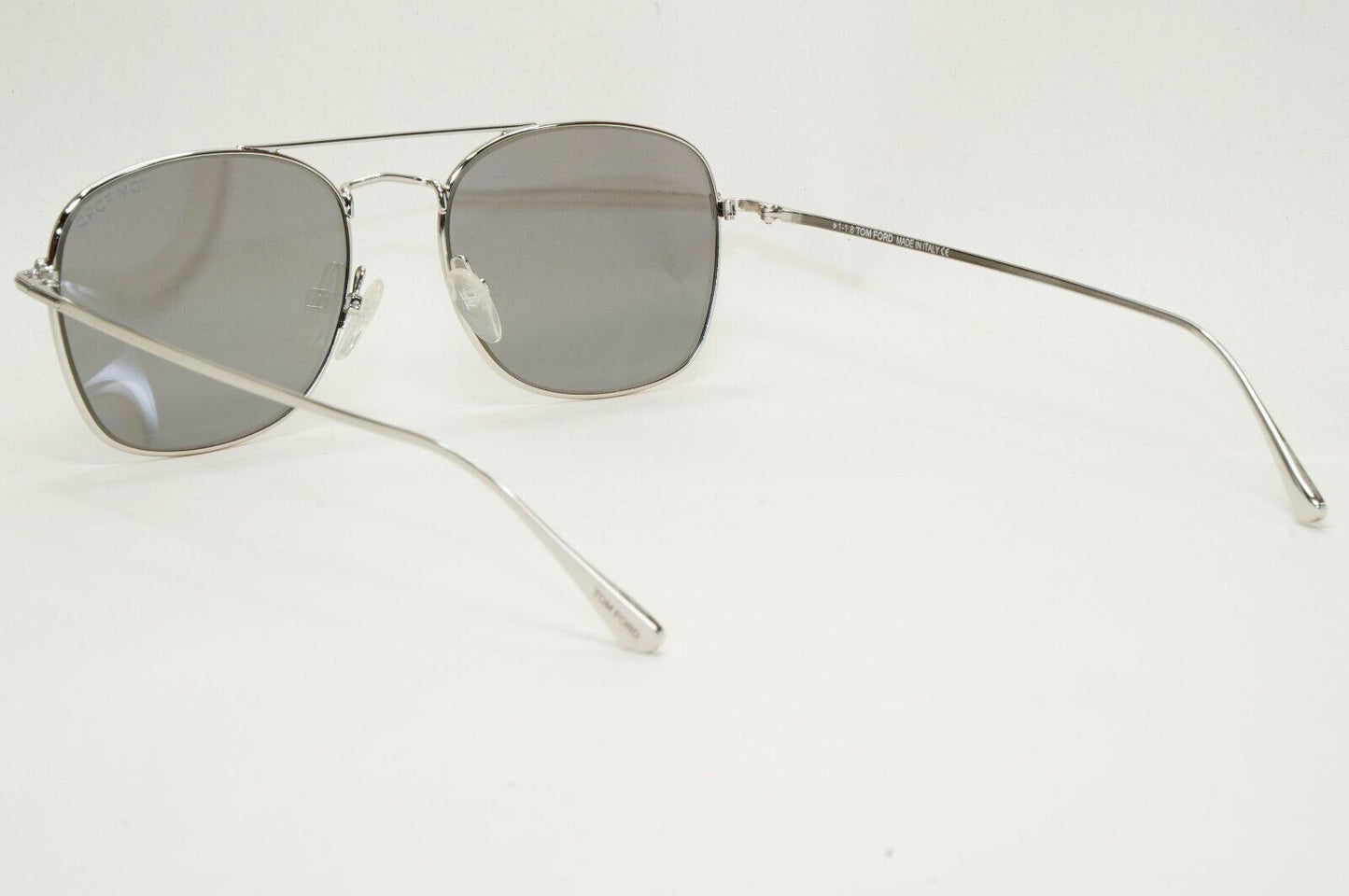 Tom Ford Sunglasses Luca-02 Silver Mirror Rhodium Metal FT0650 TF 650 18C 55mm