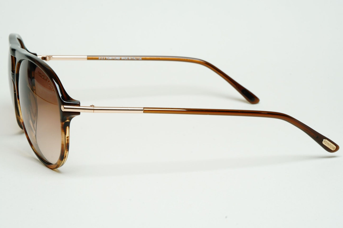 Tom Ford Sunglasses Matteo Gold Brown Gradient Pilot FT0254 TF 254 50F