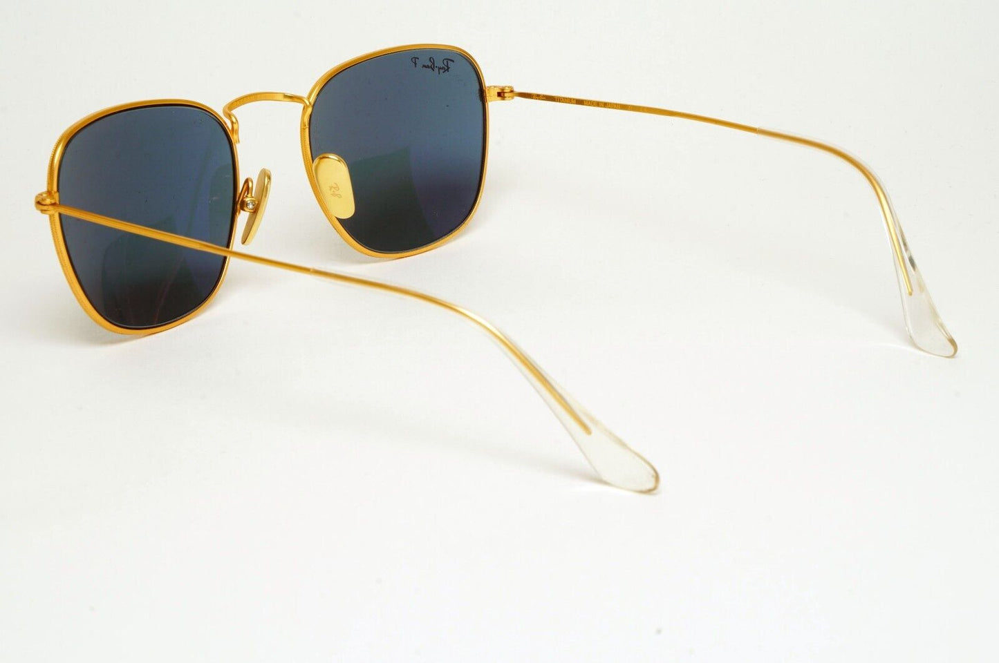 Ray-Ban Sunglasses Frank Titanium Polarized Gold Blue RB 8157 Frank 9217/T0 51mm