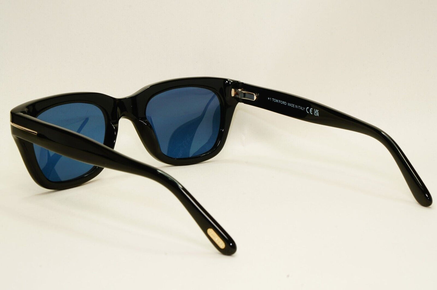 Tom Ford Sunglasses Black Glossy Dark Bue Spectre Bond FT5178 TF 5178 001 50mm