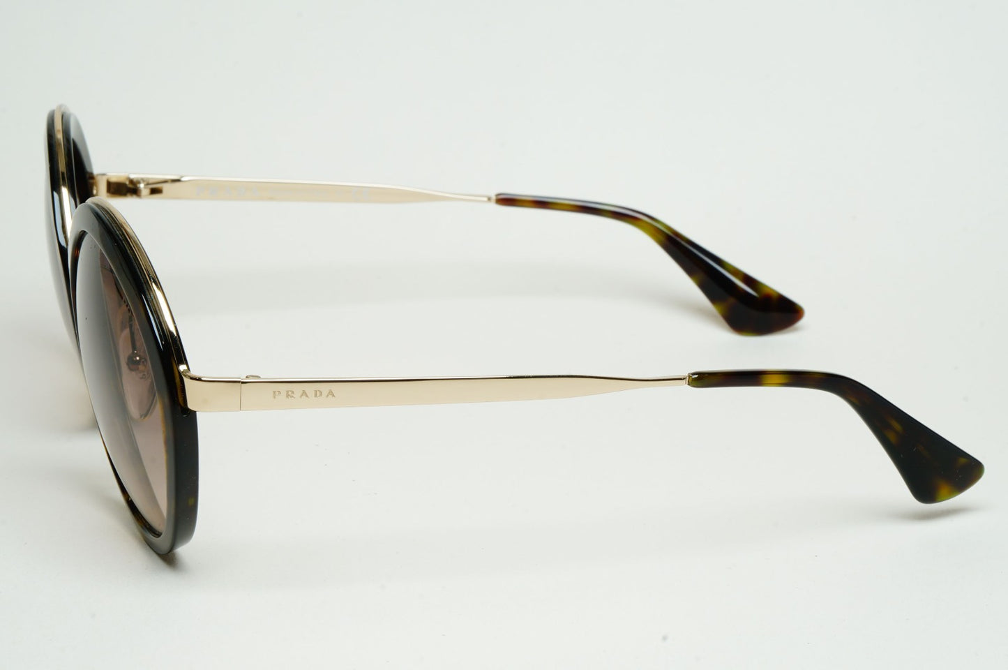 Prada Sunglasses Round Gold Brown Gradient PR50TS SPR 50T 2AU-3D0