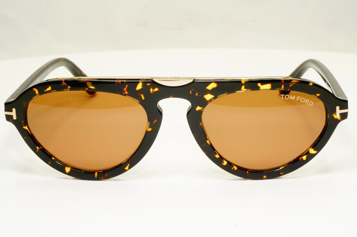 Tom Ford Sunglasses Milo-02 Brown Tortoise Gold FT0737 TF 737 56E 54mm