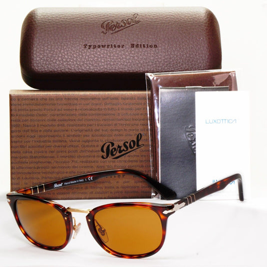 Persol Sunglasses 2015 Typewriter Edition Brown Tortoiseshell 3127-S 24/33 52mm