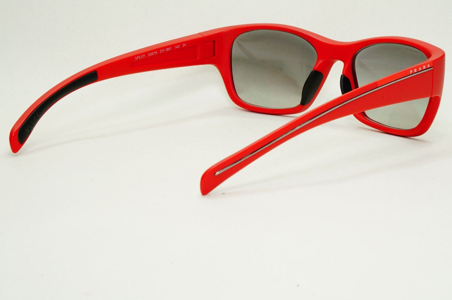Prada Sunglasses 2007 Vintage Rare Red Square PS07IS SPS 07I ZVI-3M1 53mm 270924