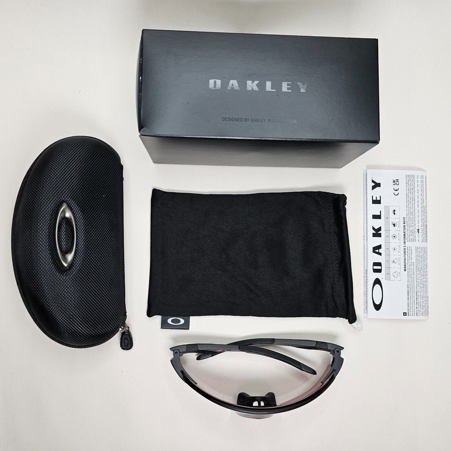 Oakley Sunglasses Encoder A Matte Carbon Prizm Road Black Cycling OO 9472F 11