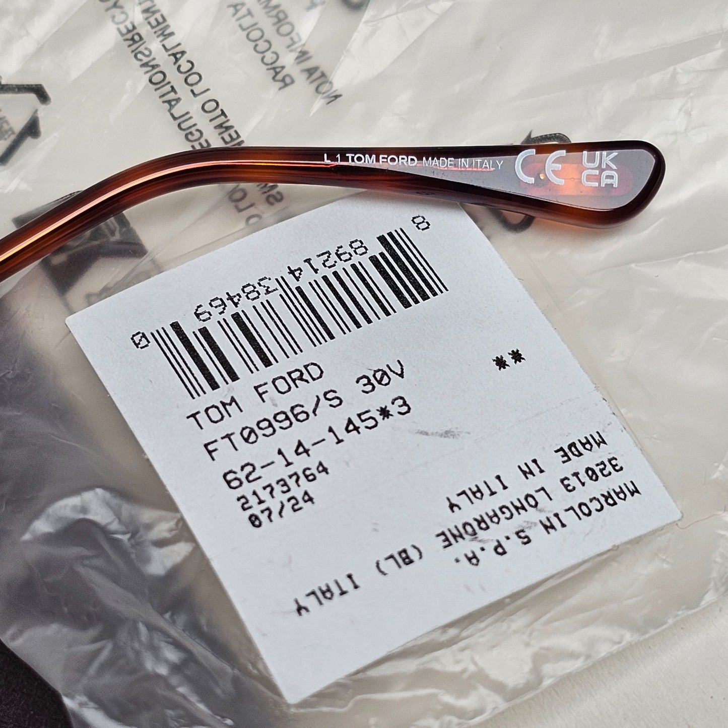 Tom Ford Sunglasses Dashel-02 Metal Pilot Gold Blue FT0996 TF 996 30V 62mm