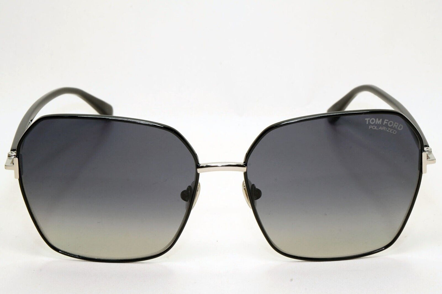 Tom Ford Sunglasses Claudia-02 Black Polarised Grey Large FT0839 TF839 01D 62mm