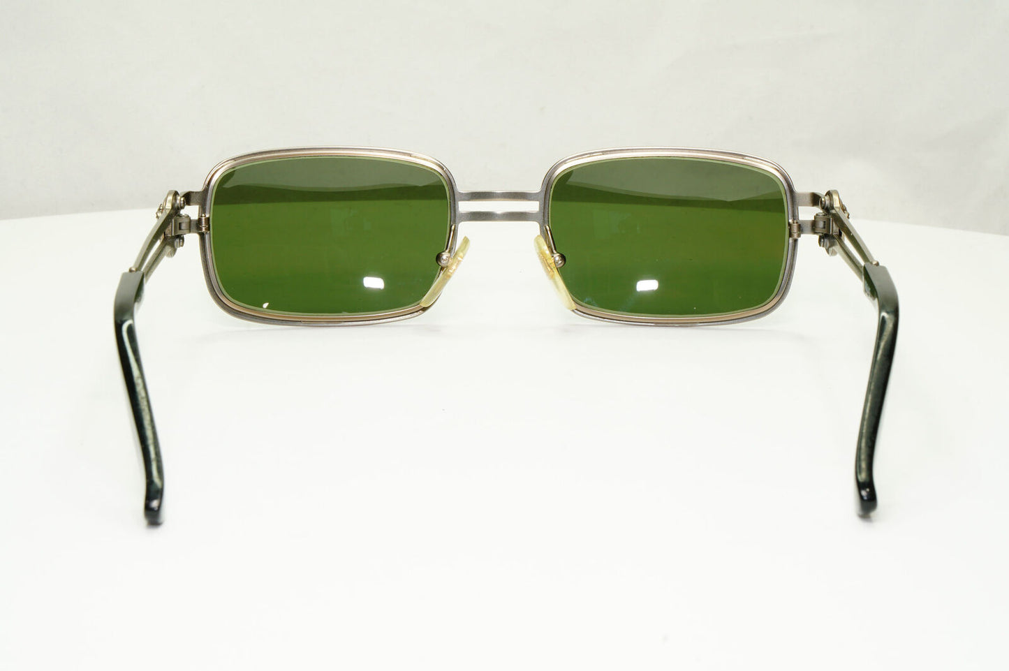 Gianni Versace 1996 Sunglasses Medusa Gunmetal Green MOD S53 COL 948 311022