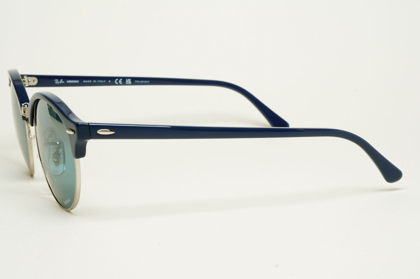 Ray-Ban Sunglasses Clubround Polarised Blue Chromance Mirror RB 3016 1366/G6