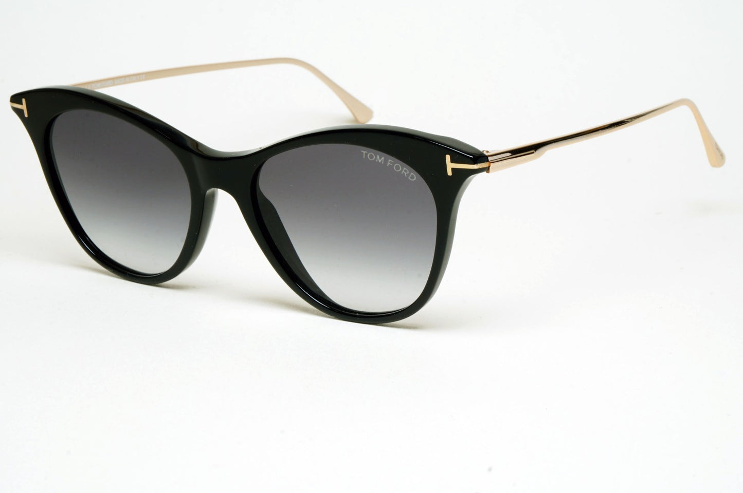 Tom Ford Sunglasses Micaela Black Gold Grey Smoke FT0662 TF 662 01B 53mm