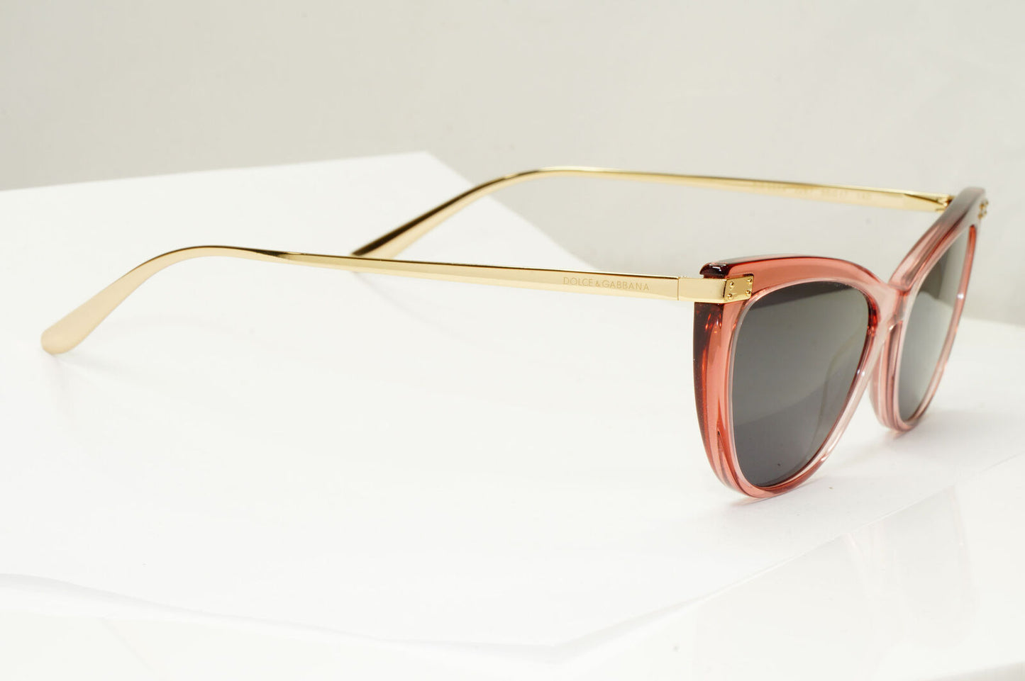 Dolce & Gabbana Sunglasses Pale Pink Gold Cat Eye DG 3329 3267 250123