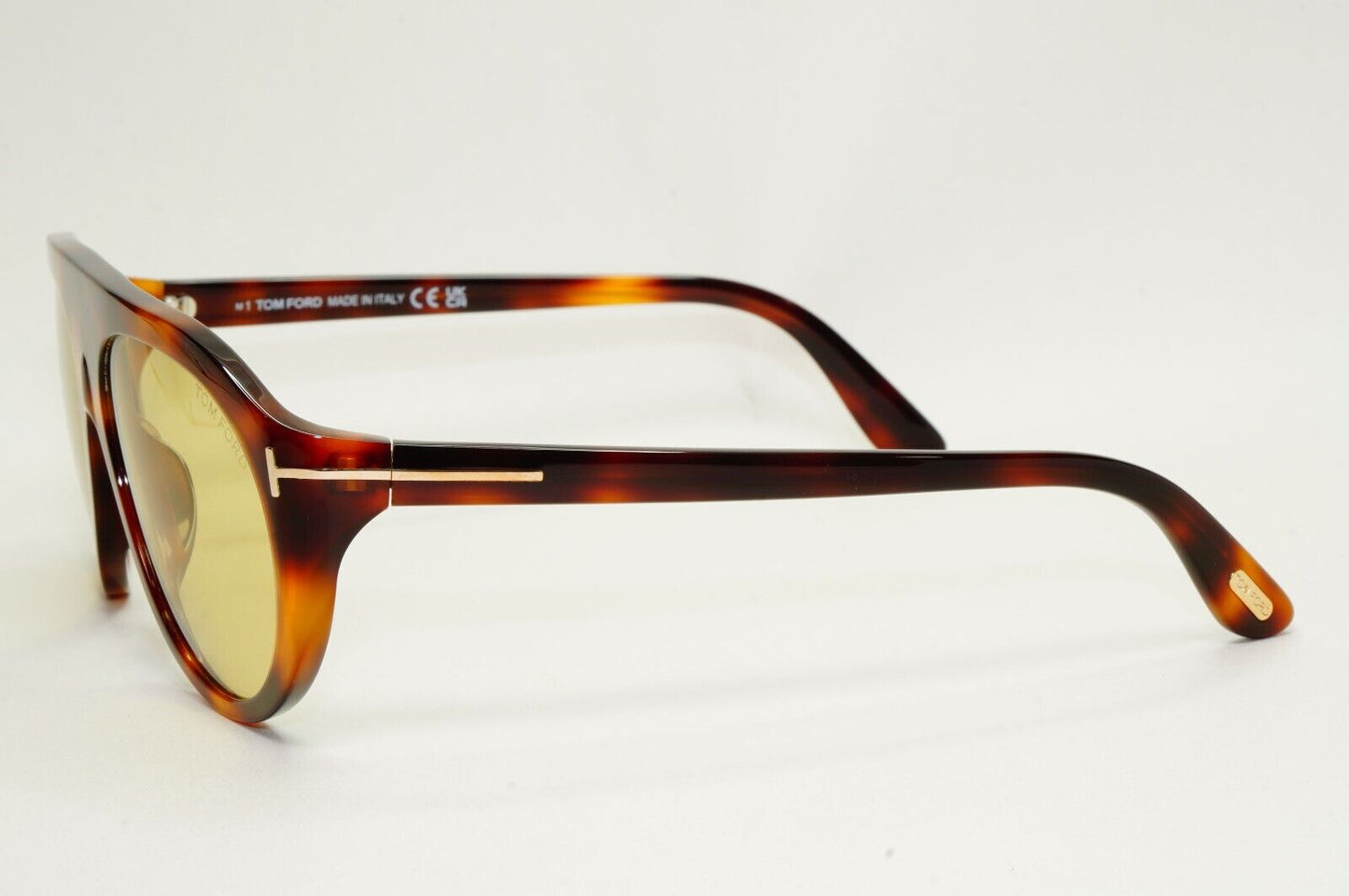 Tom Ford Sunglasses Rex-02 Photochromic Brown Yellow FT1001 TF 1001 53E 57mm