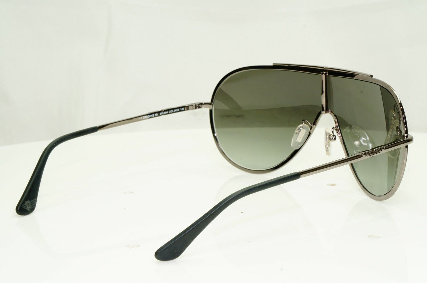 Authentic POLICE Mens Sunglasses Designer Black Gunmetal Visor Ski SPL 964 0K56