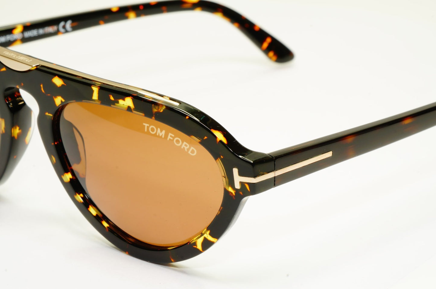 Tom Ford Sunglasses Milo-02 Brown Tortoise Gold FT0737 TF 737 56E 54mm