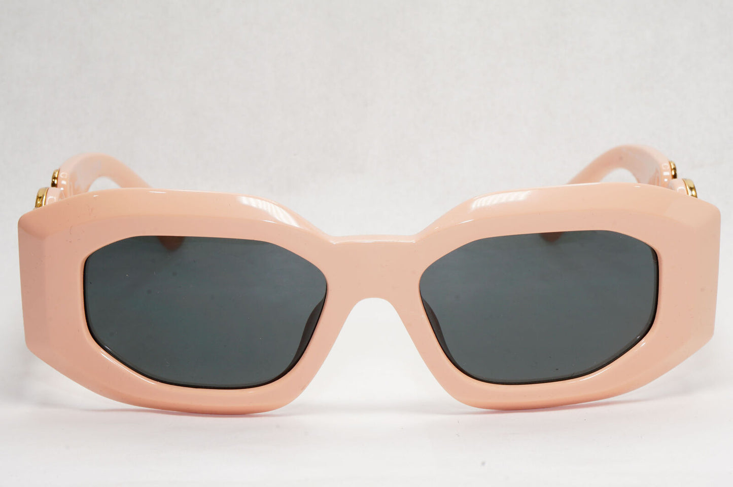 Versace Sunglasses Pink Gold Large Biggie Medusa Thick Frame MOD 4425-U 5363/87