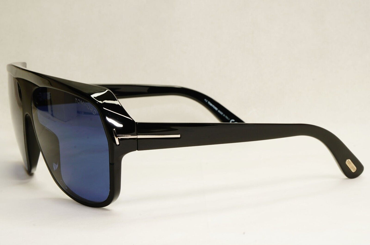 Tom Ford Sunglasses Hawkings-02 Black Glossy Dark Blue FT0908 TF 908 01V 62mm