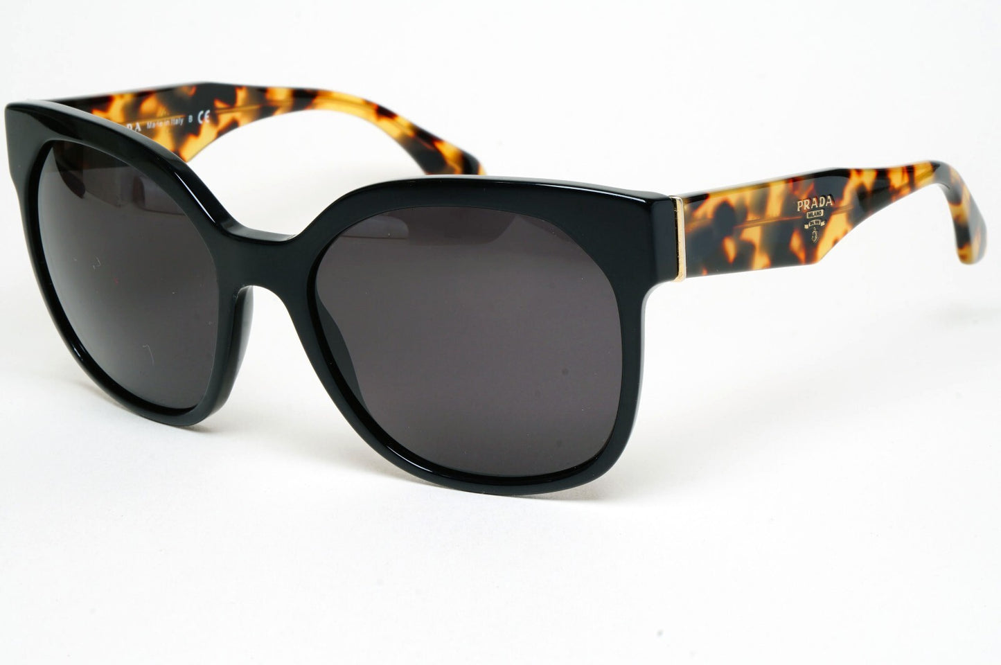 Prada Sunglasses 2014 Black Brown Tortoise Square PR10RS SPR 10R 1AB-0A7 130225