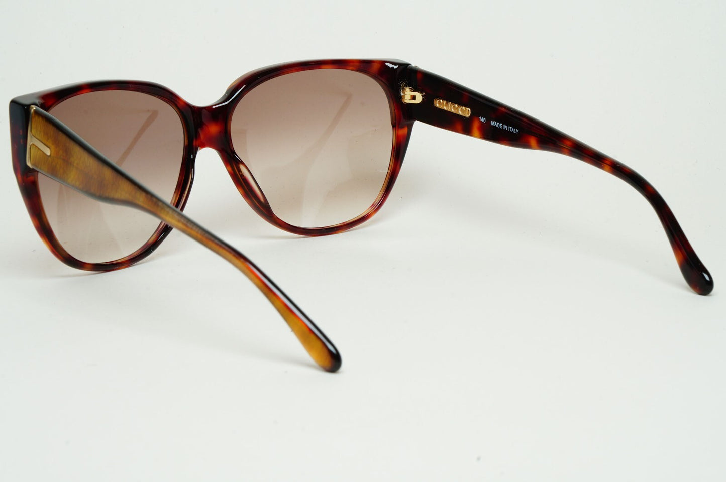 Gucci Sunglasses 1993 Vintahe Brown Gold Square Gradient GG 2143/S 03Y 200225