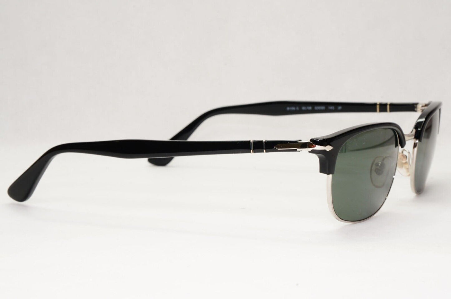 Persol Sunglasses 2015 Black Polarized Rectangle Grey Green 8139-S 95/58 52mm