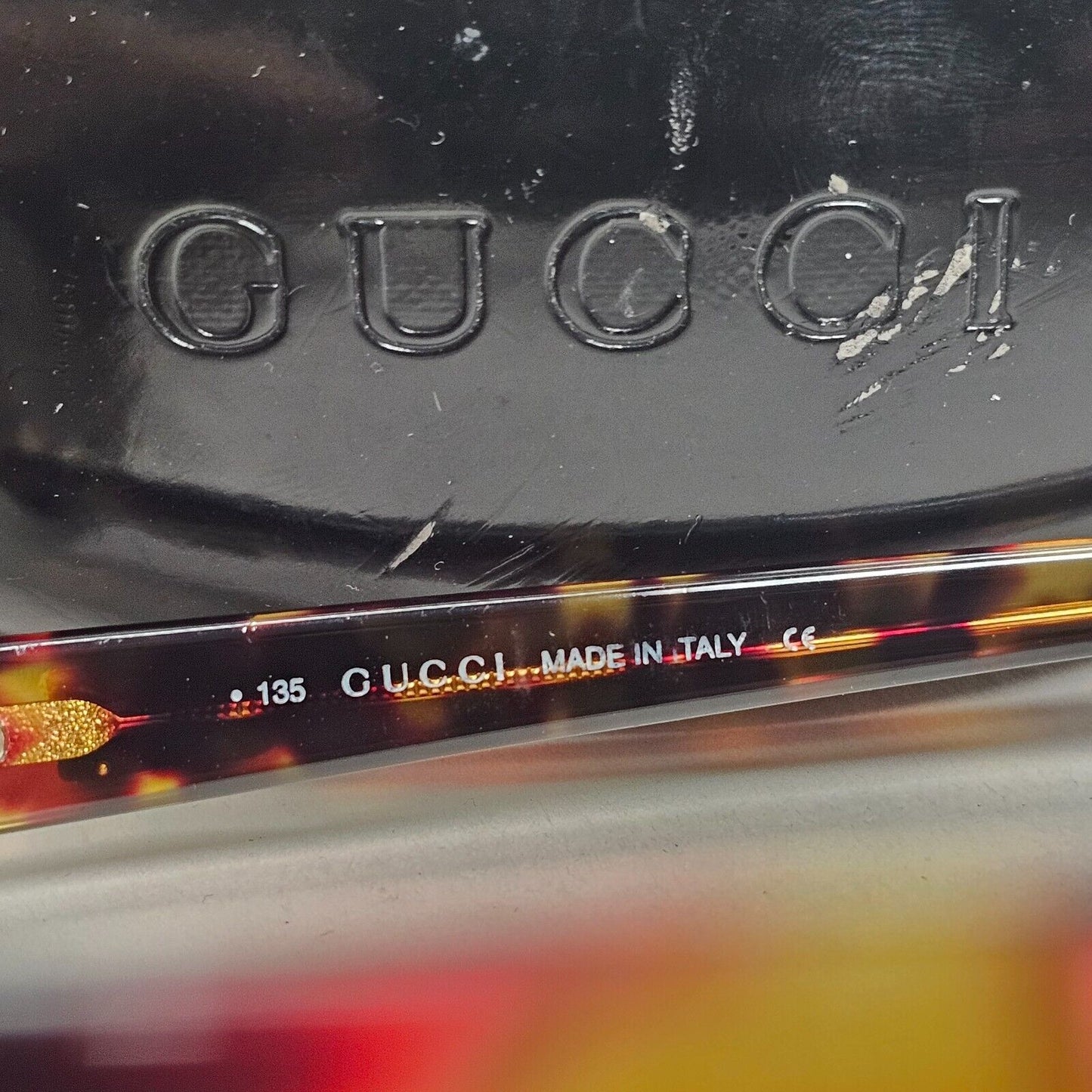 Gucci Sunglasses 1997 Vintage Brown Tortoise Oval GG 2413/N/S 02Y 52mm 171024