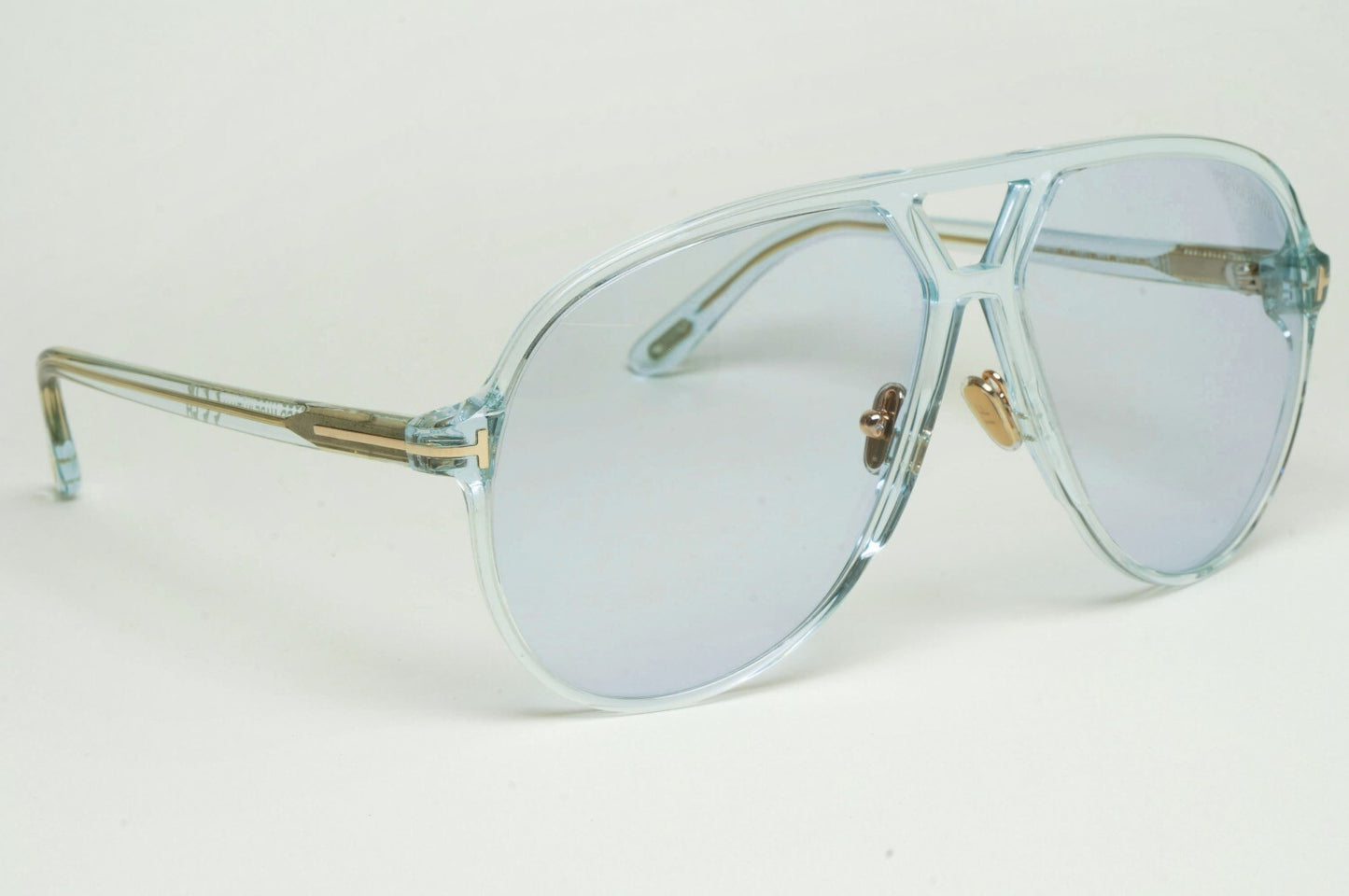 Tom Ford Sunglasses Bertrand Light Blue Oversized Pilot FT1061 TF 1061 84V