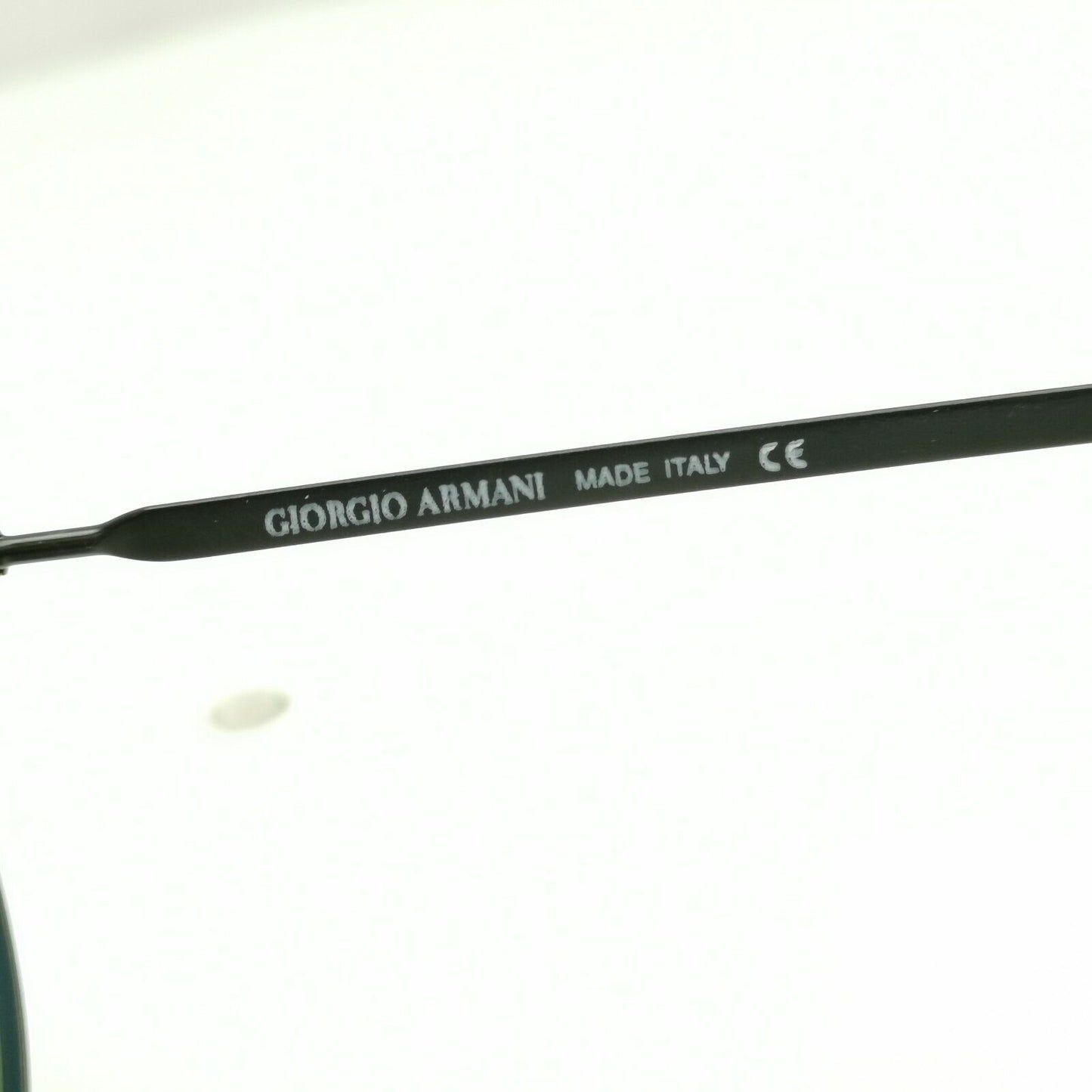 Giorgio Armani 1997 Vintage Sunglasses Gunmetal Glass Lens Round Metal 652 722