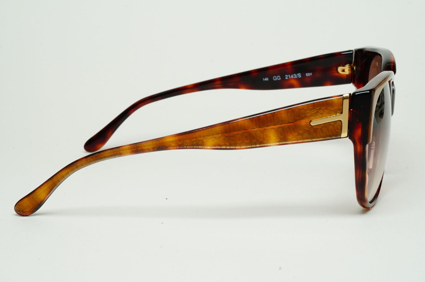Gucci Sunglasses 1993 Vintahe Brown Gold Square Gradient GG 2143/S 03Y 200225