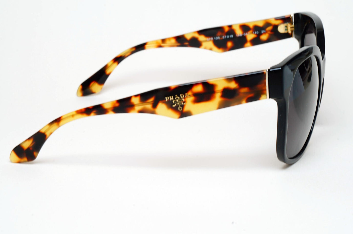 Prada Sunglasses 2014 Black Brown Tortoise Square PR10RS SPR 10R 1AB-0A7 130225
