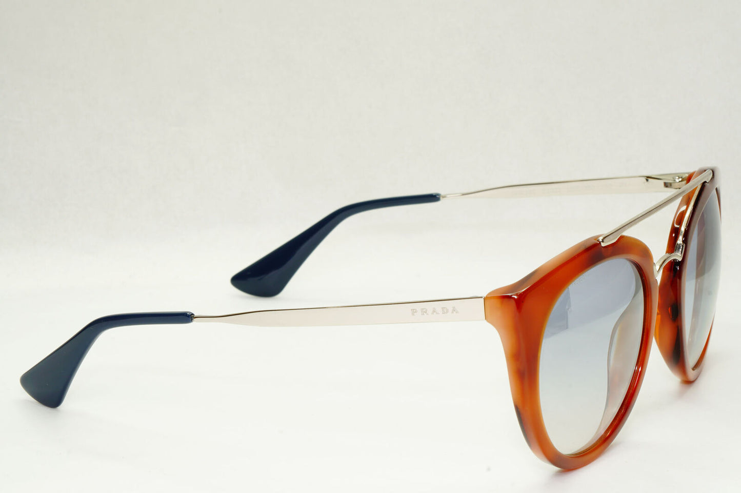 Prada Sunglasses Cinema Catwalk Brown Silver Mirror PR23SS SPR 23S USE-5R0