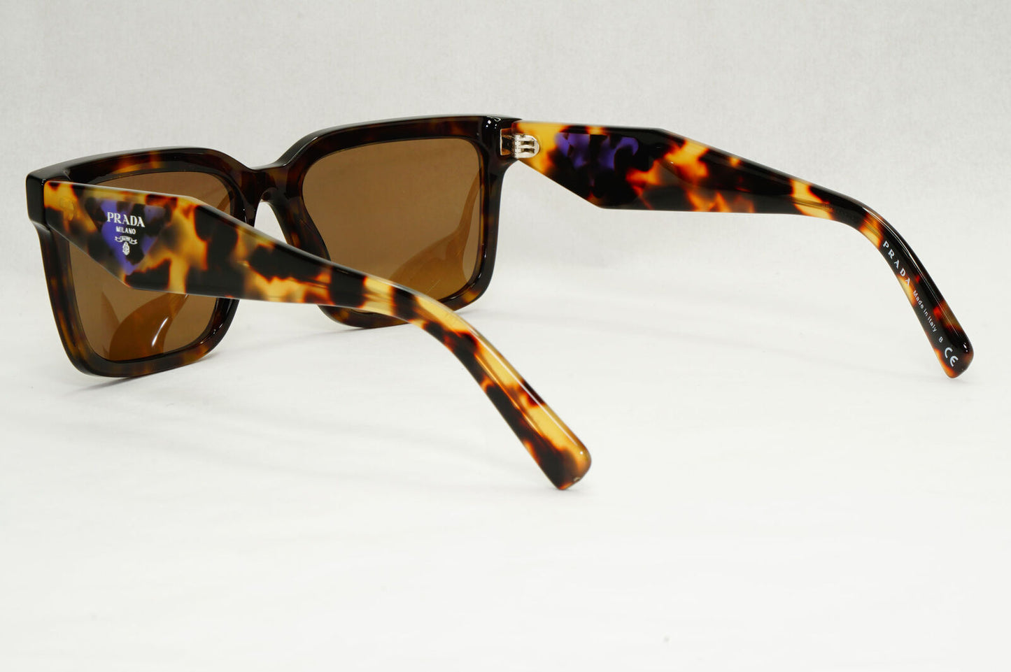 Prada Sunglasses Symbole Triangle Square Brown Tortois PR27YS SPR 27Y 2AU-08N