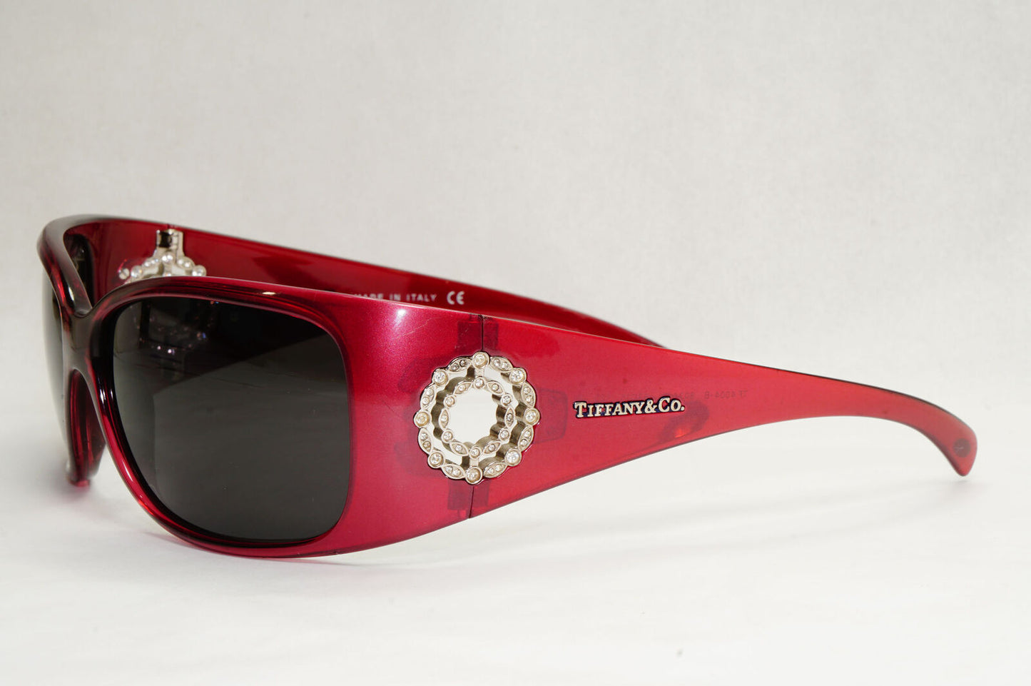 Tiffany & Co Sunglasses 2010 Vintage Dark Red Black TF 4004-B 8034/3L 270124