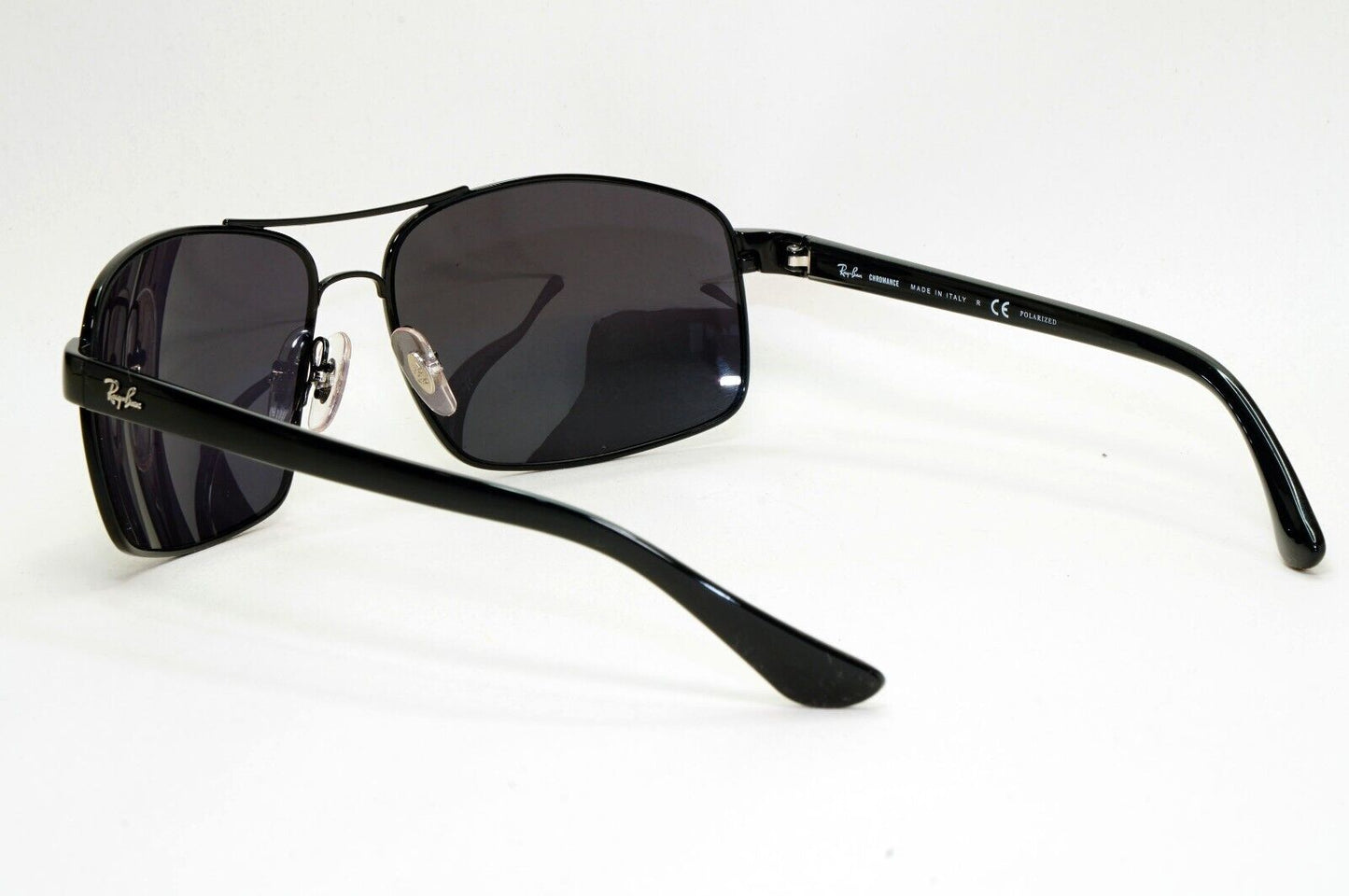 Ray-Ban Sunglasses with Custom Lenses Black Wrap RB 3604-CH 002/J0 62mm 260724