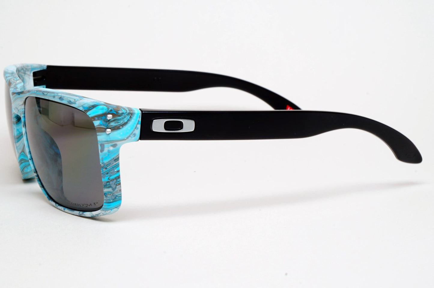 Oakley Sunglasses Holbrook Polarized Blue Sanctuary Swirl OO 9102 V855 57mm