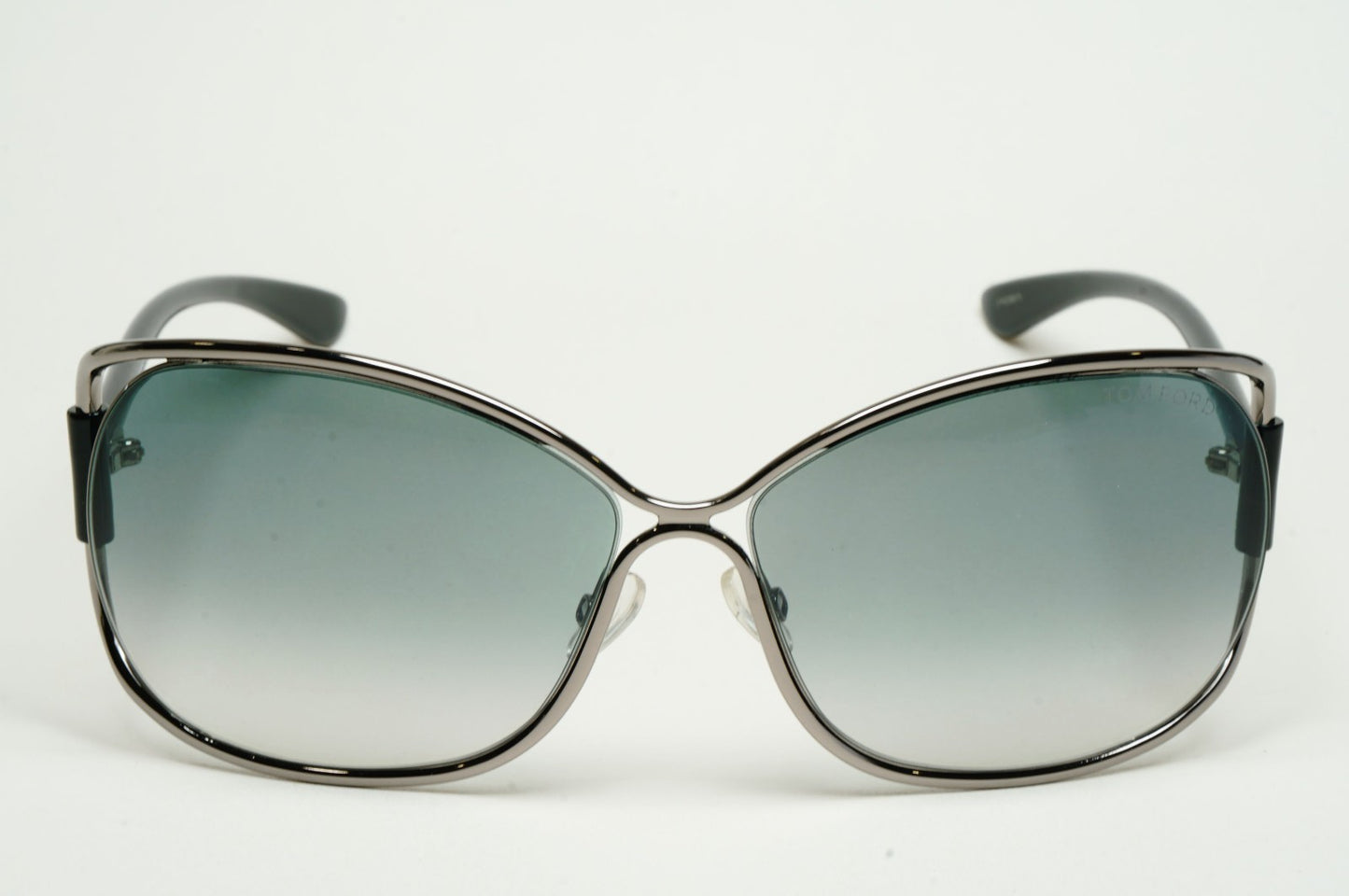 Tom Ford Sunglasses Eugenia Gunmetal Black Grey Gradient FT0156 TF 156 08B