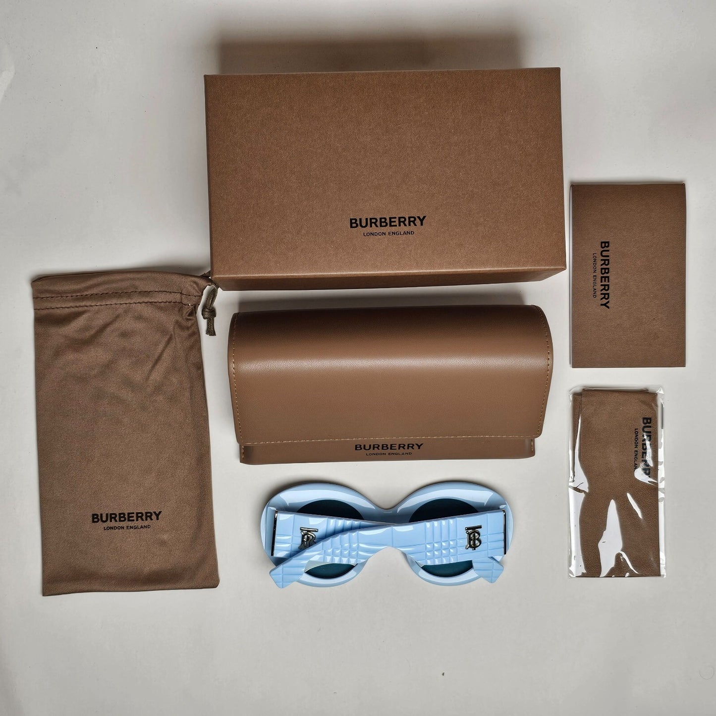 Burberry Sunglasses Azure Blue BE 4370-U Margot 4028/80 Large