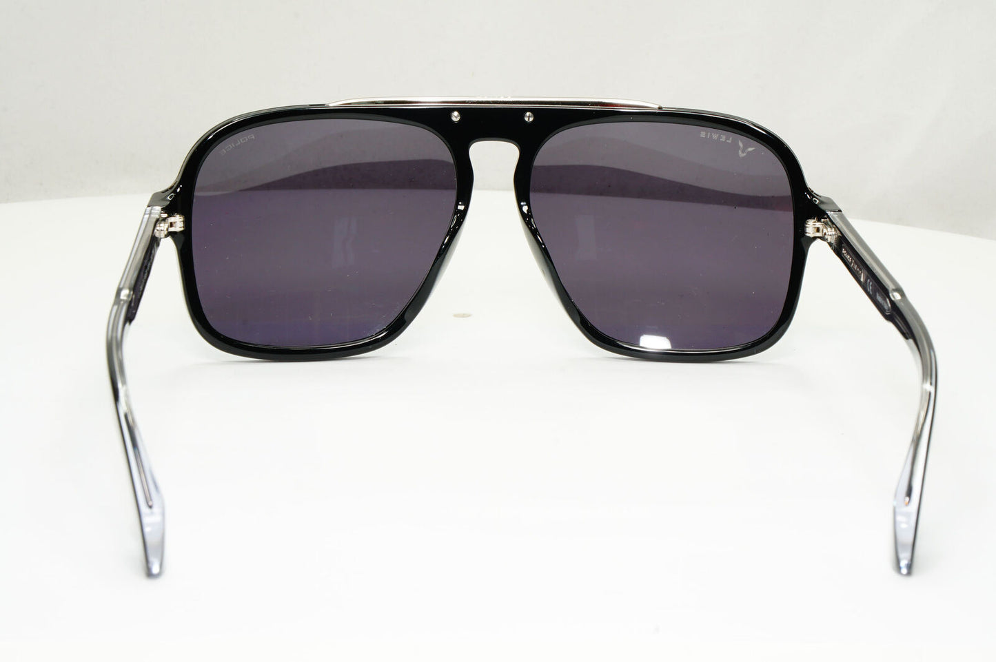 Police Lewis Hamilton F1 Sunglasses Black Silver Lewis 38 SPL E20 COL 700K