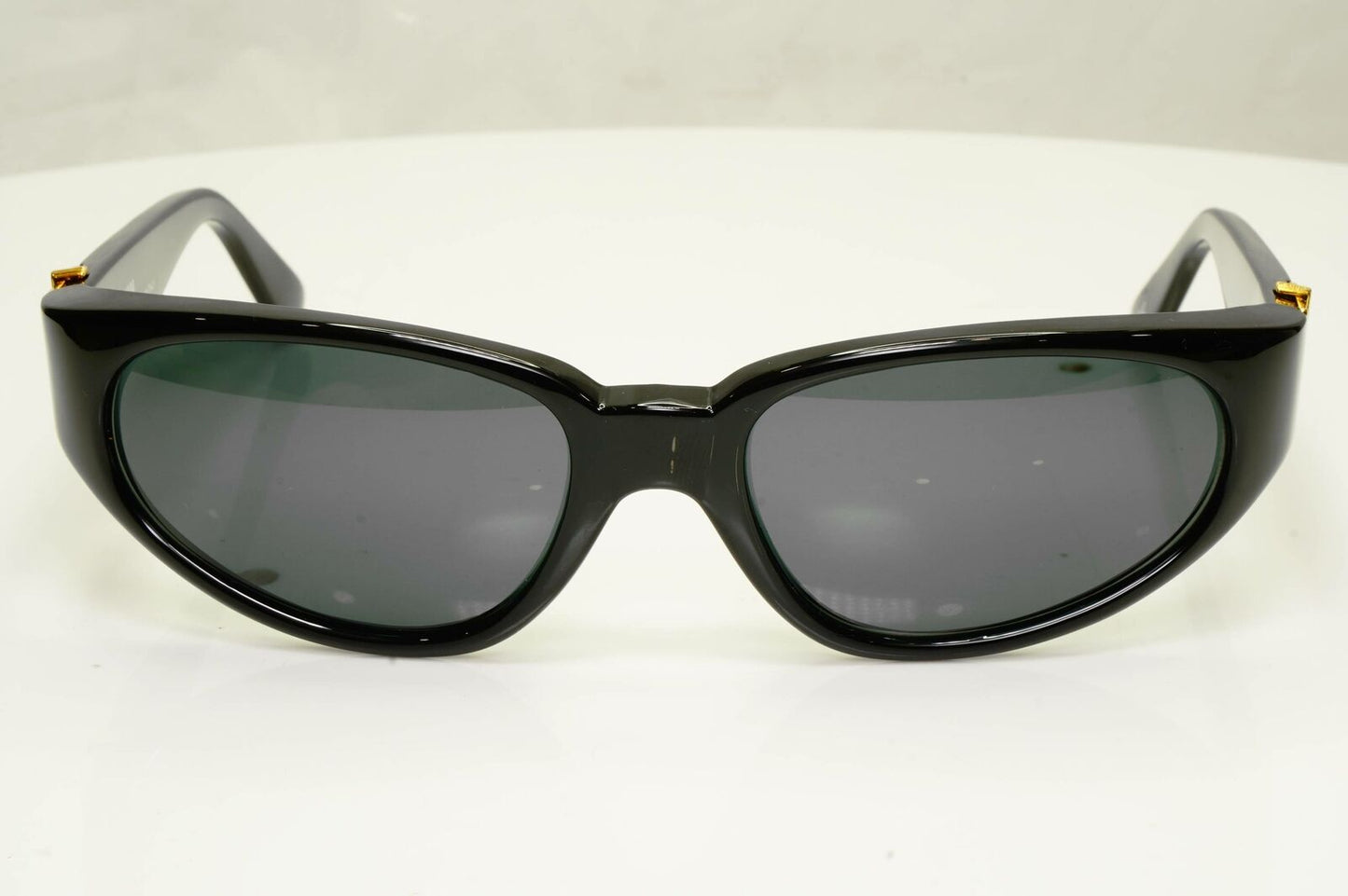Gianni Versace 1996 Mens Vintage Black Gold Medusa Sunglasses MOD 408 COL 852
