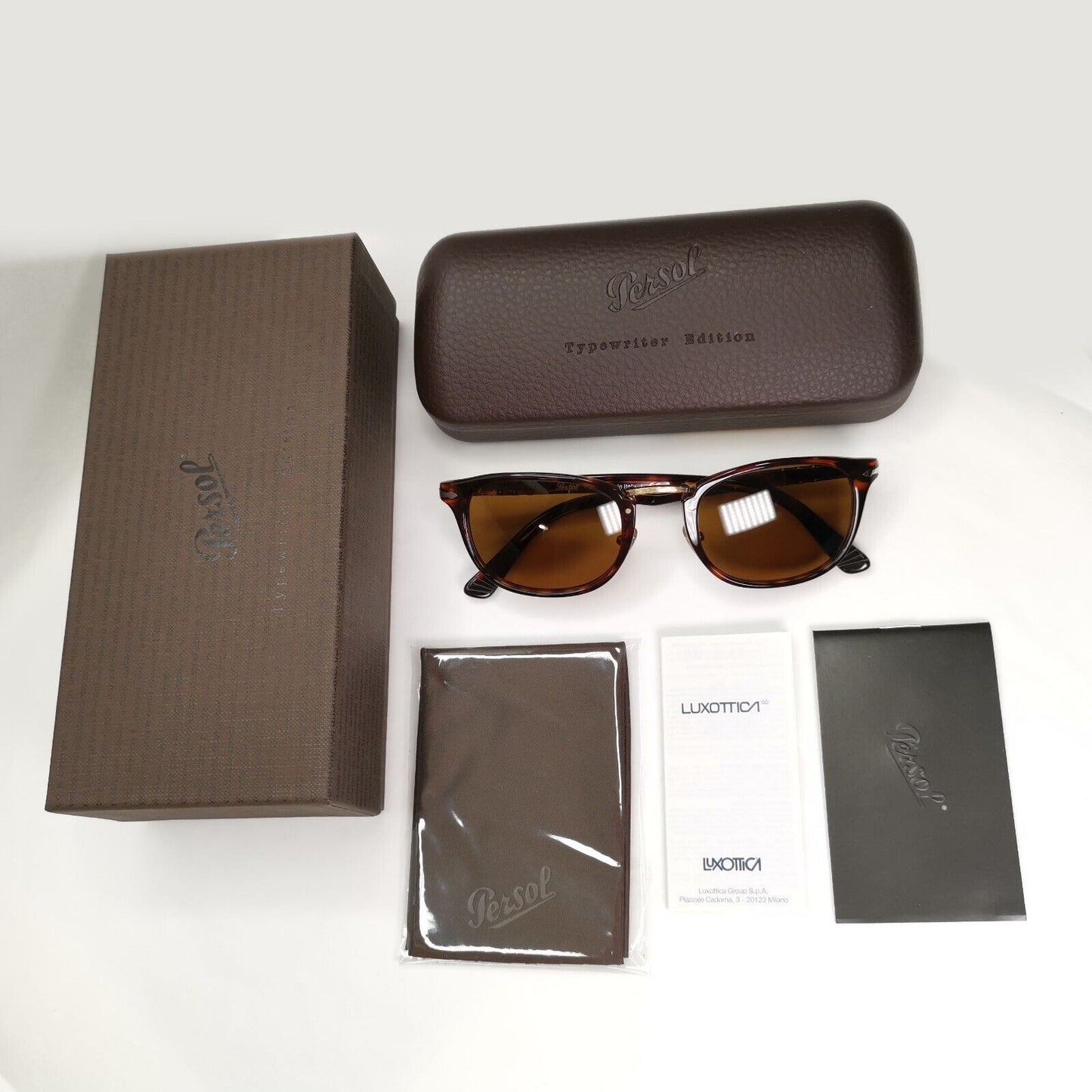 Persol Sunglasses 2015 Typewriter Edition Brown Tortoiseshell 3127-S 24/33 52mm