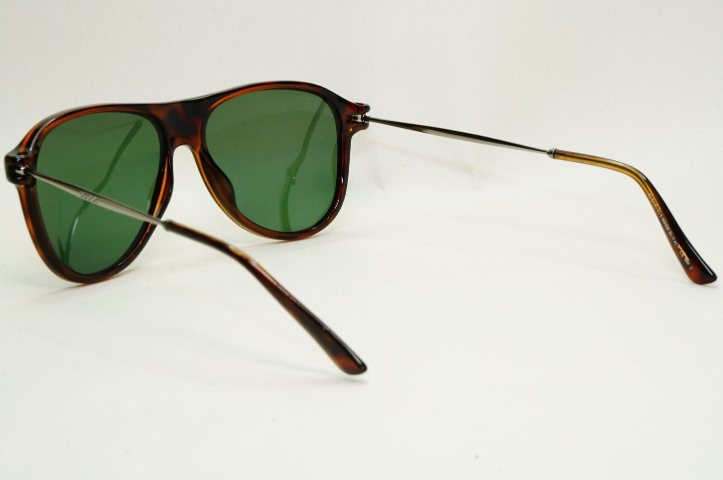 Gucci Sunglasses 2012 Vintage Brown Tortoise Green Square GG 1058/S 3MA5L 081124